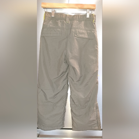 Boys Gap Snow Pants Size 10  Grey With Yellow Adjustable Waiste Read - Picture 2 of 7